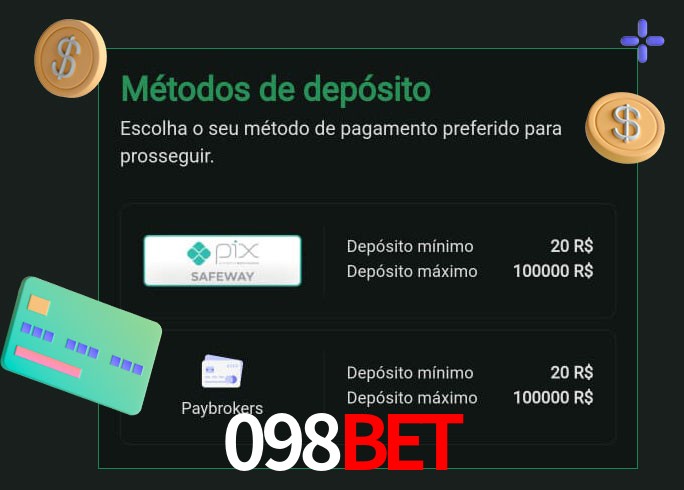 O cassino 098BETbet oferece uma grande variedade de métodos de pagamento